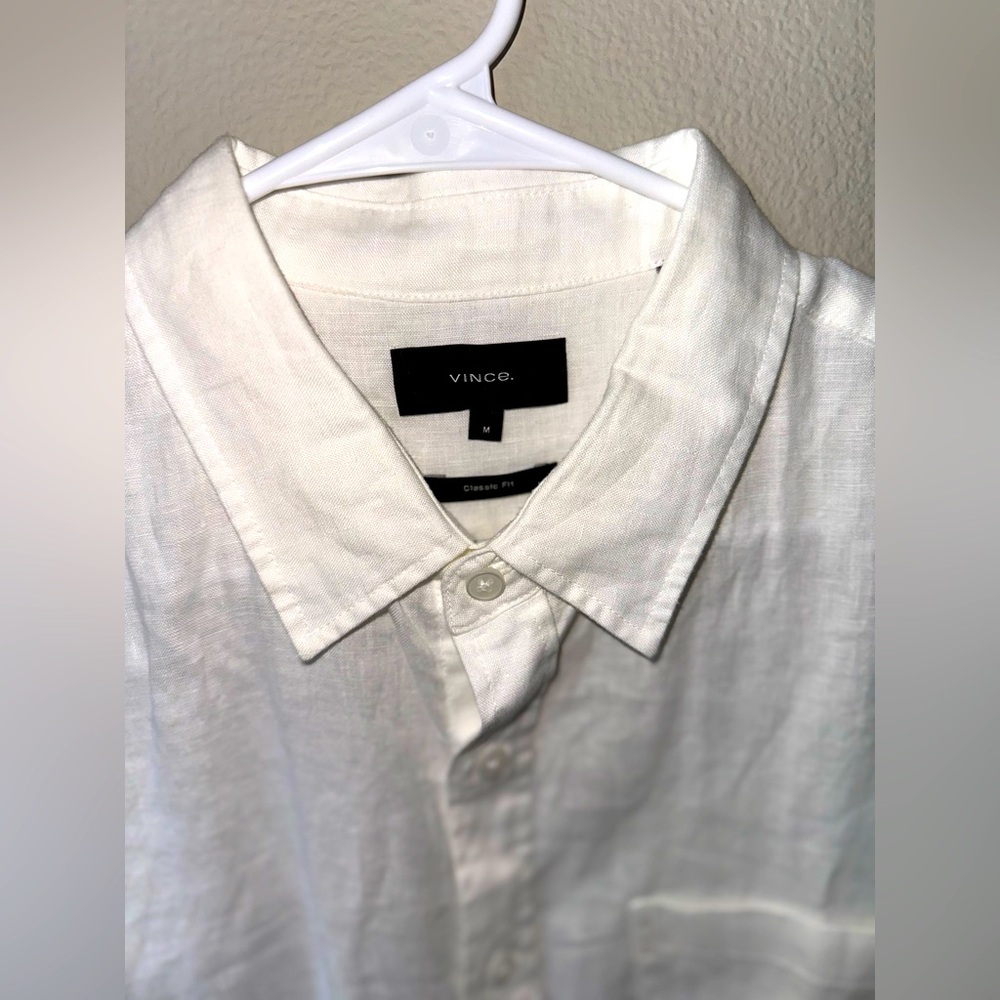 VINCE White Men's Shirt